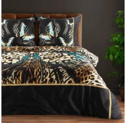  Eva15 mako-szatén ágyneműhuzat Barna 220x200 cm - 70x80 cm 2db - pepita