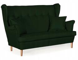  Ari Skandináv Szárnyas Kanapé, Nem Átalakítható, Family Furniture, Zöld