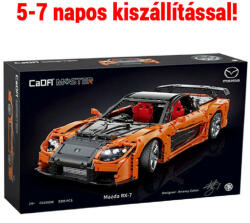  CaDAŽ C61502W - Távirányítós Mazda RX-7 - technic-kompatibilis építőjáték - 3305 db építőkocka (NETXC61502W)