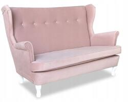  Ari Skandináv Szárnyas Kanapé, Nem Átalakítható, Family Furniture, Púderrózsaszín