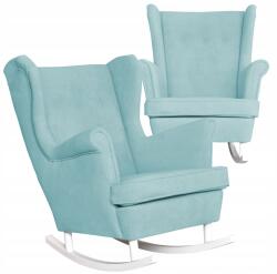  Skandináv Velúr Hintaszék Hunter Family Furniture Kék