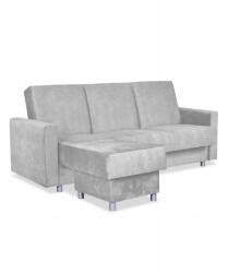  Alicja Sarokkanapé Ágy Puffal, Family Meble, Szürke