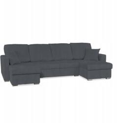  Rene Big Sarokkanapé Ágy Családi Bútorok Kordbársony Sötét Szürke