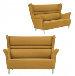  Zoja Skandináv Szárnyas Kanapé, Nem Átalakítható, Family Furniture, Sárga Arany