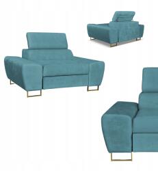  Bosso Társalgószék, Családi Bútorok, Kék Velúr, Állítható Fejtámla