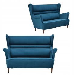  Zoja Skandináv Stílusú Karosszékes Kanapé, Nem Átalakítható, Family Furniture, Kék