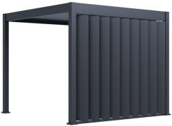 ROJAPLAST VERTICAL 3 m dönthető árnyékoló fal bioklimatikus pergolához - antracit (RAL 7016)