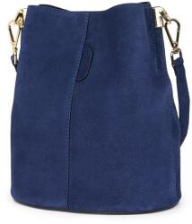  Női velúr táska Milena sötétkék