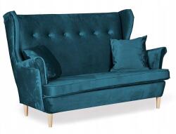  Ari Skandináv Stílusú Karosszékes Kanapé, Nem Átalakítható, Family Furniture, Kék - pepita - 181 148 Ft