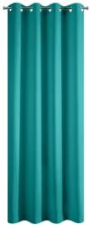 Eurofirany RITA dekoratív függöny, fém gyűrűkkel, 140x250 Türkiz (E05-210511-9)