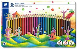 STAEDTLER Színes ceruzák Staedtler Noris 185, Fém doboz, 36 szín (29148)