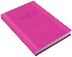 Realsystem Tanári zsebkönyv REALSYSTEM műbőr A/5 heti rózsaszín 2026-2027 (5311-34)