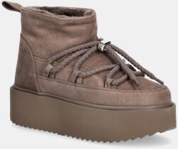 Inuikii velúr hócipő Classic Low Platform - barna Női 37
