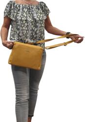 RIALTO fmustársárga, két részes, előzsebes divattáska RX355DO-35 - taskaweb