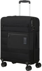 Samsonite VAYCAY négykerekű fekete bővíthető kabin bőrönd 145450-1041 - taskaweb