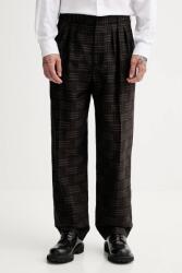 KENZO gyapjú nadrág - barna 44