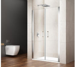 POLYSAN GELCO LORO duplaszárnyas nyílóajtó, 1100mm, transzparent üveg (GN4311)