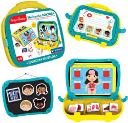 Clementoni Mágneses oktató orvostok, játékon keresztül tanulható lengyel nyelv Clementoni 50393