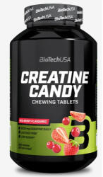BioTechUSA Creatine Candy 240 ragótabl. Red berry BioTechUSA