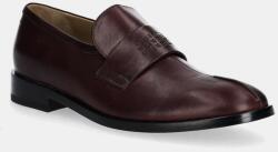 MM6 Maison Margiela bőr mokaszin - burgundia Női 40