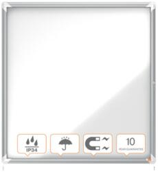 Nobo Avizier magnetic de exterior, 12 x A4, otel emailat, NOBO (NBO-1902581)
