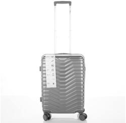 ORMI sötét ezüst polycarbonát négy kerekű kicsi bőrönd k-2306-20