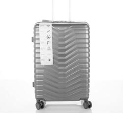 ORMI sötét ezüst polycarbonát négy kerekű nagy bőrönd k-2306-28