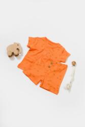 BabyCosy Set tricou cu pantaloni Printed, portocaliu, BabyCosy, 50%bumbac+50% modal (Marime: 12-18 Luni) (BC-CSYM11705-12) - esell