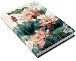 Realsystem Tanári zsebkönyv REALSYSTEM papírborító A/5 heti lótusz 2026-2027 (5311-70) - robbitairodaszer