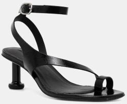 Alohas bőr szandál Miquela - fekete Női 41