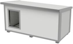 atvi. eu Cușcă Câine, Talie Extra Mare, Cu Hol, Panouri Metalice Izolate Termic, Coteț Câine DPI4-M4H