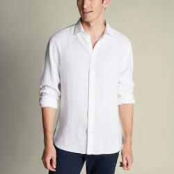 Charles Tyrwhitt Pure Linen Shirt - White - XXL