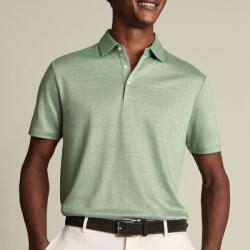 Charles Tyrwhitt Pure Linen Polo - Light Green - L