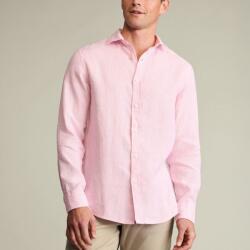 Charles Tyrwhitt Pure Linen Shirt - Pink - XXL