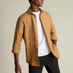 Charles Tyrwhitt Pure Linen Shirt - Gold - S