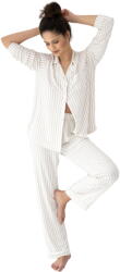 Sensis Pijama de damă cu nasturi SENSIS AMANI ecru-bej: XXL (33394 XXL)