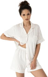 Sensis Pijama de damă cu nasturi SENSIS DAVINA ecru-bej: XL (33392 XL)