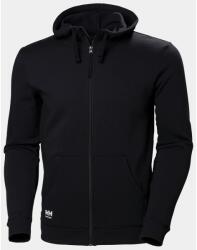Helly Hansen CLASSIC 2.0 CIPZÁRAS KAPUCNIS PULÓVER, fekete, 4XL (79404_990-4XL)
