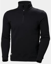 Helly Hansen CLASSIC 2.0 FÉLCIPZÁRAS PULÓVER, fekete, XL (79401_990-XL)