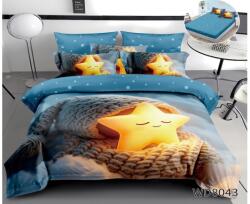 Super Design Pucioasa Lenjerii de pat cu imprimeu 5D, cearceaf cu elastic, identice cu poza, WD8043 Lenjerie de pat
