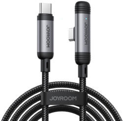 JOYROOM S-A56 EnjoyX Series 90° USB-C - USB-C kábel 60W, 1.2 m - Fekete