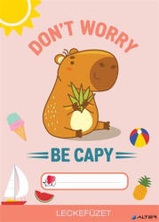 ICO Füzet, tűzött, A5, lecke, 34 lap, ICO "Süni", capybara (7500085029) - alter