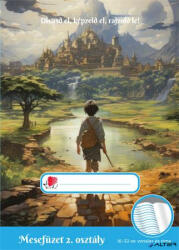 ICO Olvasónapló, tűzött, A5, 32 lap, 2. osztály, ICO "Süni Mesefüzet", vándor (7500130006) - alter