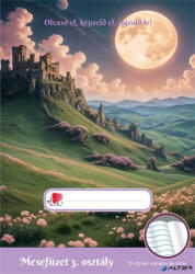 ICO Olvasónapló, tűzött, A5, 32 lap, 3. osztály, ICO "Süni Mesefüzet", kastély (7500130009) - alter