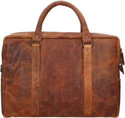 Greenwood Férfi bőrtáska Greenwood Samuel - világosbarna