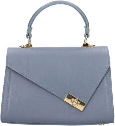 Italia Kisebb női bőr kézitáska Italia Pia - kék