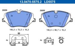 ATE set placute frana, frana disc ATE Ceramic 13.0470-5575.2 (13.0470-5575.2)