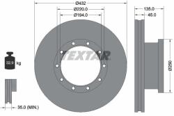 TEXTAR Disc frana TEXTAR 93058100 (93058100) - automobilus