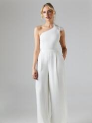 Oasis Elefántcsont Színű Aszimmetrikus Overál Széles, Hosszú Szárral Klasszikus Oasis 38-AS Méret