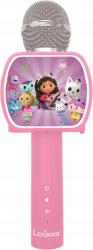Lexibook Bluetooth Mikrofon Hangváltóval, Hangszóróval és Tartóval Gabby's Babaháza Rózsaszín (MIC240GDH)